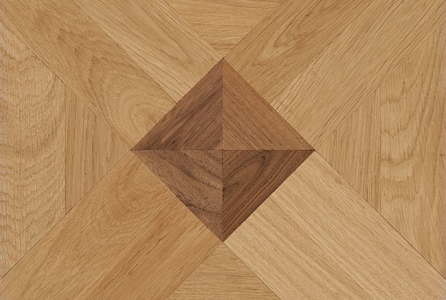 Mosaikkparkett Eik og valnøtt Torino Natur 10mm_1