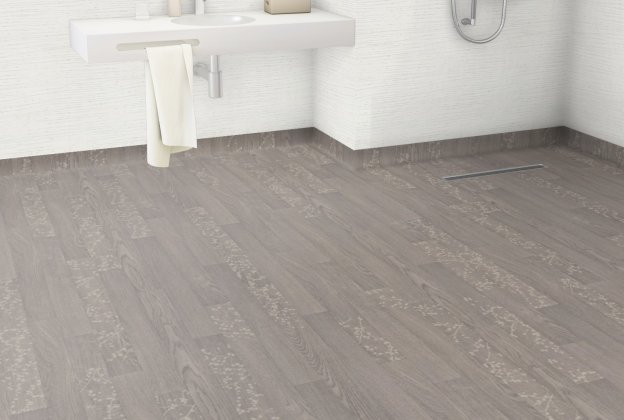Niiske ruumi PVC Gerflor Shower System "Tarasafe Design" 6083 Esterel Blossom pruun_2