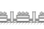 Süvistatav porirest Gapa Topwell 17mm Extra, vaip - kraabits _2