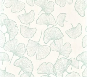 Veekindel PVC- põhine seinakate Mural Calypso 7014 Ginko Snow Green roheline