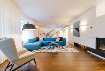 The floor of a private house in Tallinn